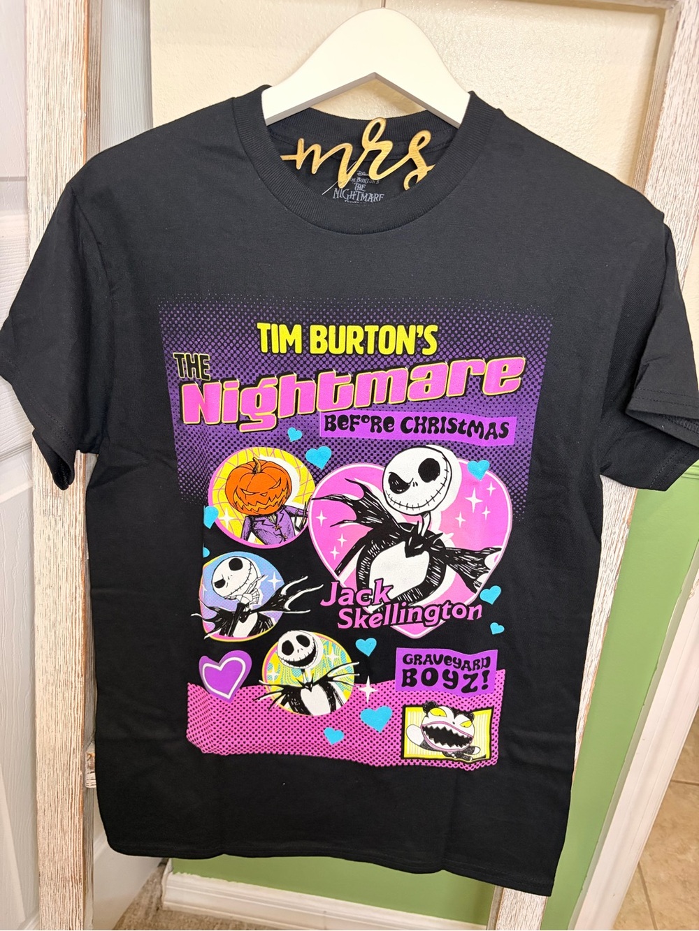🎃 Nightmare Before Christmas Jack Magazine Tee Small NWT
